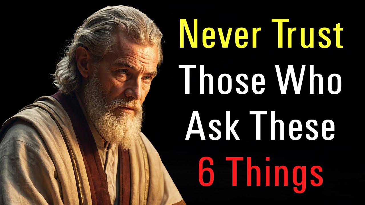 Never Trust Those Who Ask These 6 Things!