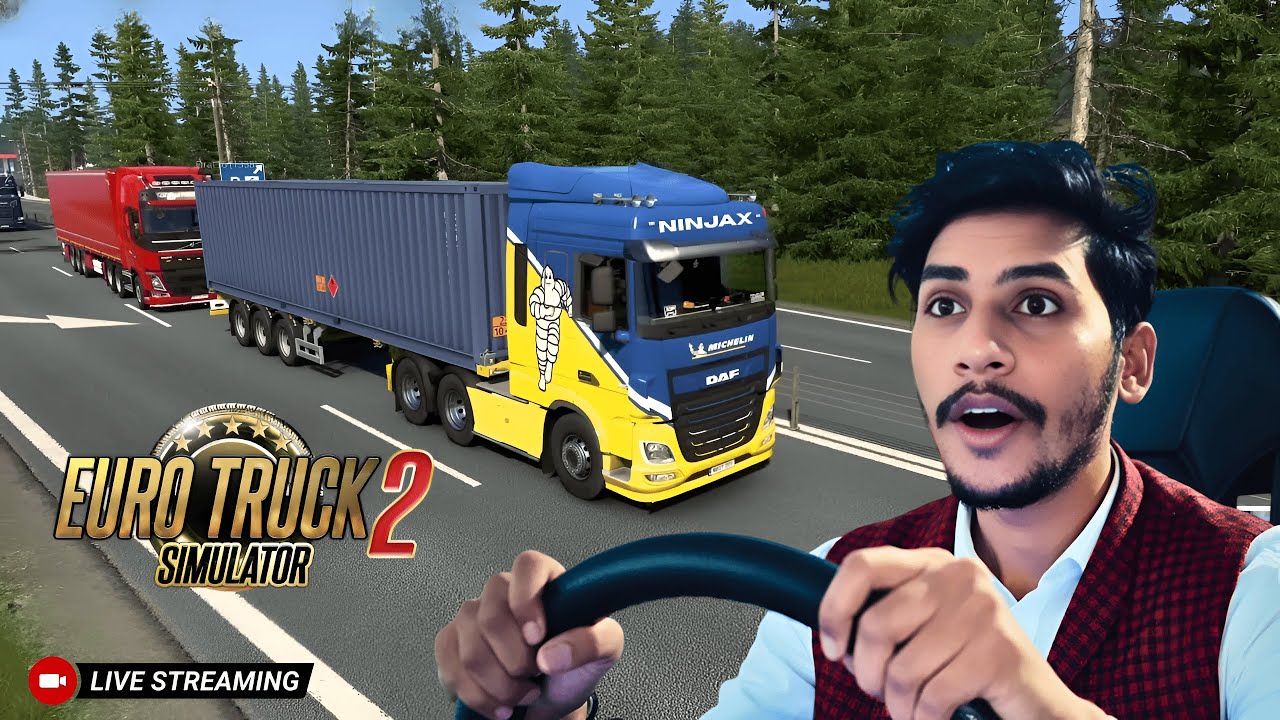 🔴 Euro Truck Simulator 2  LIVE: India to Europe &ndash; Most Insane Trucking! | (Vertical Stream) ETS2