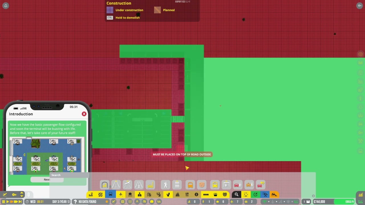 Airport CEO #3 - Building a terminal base