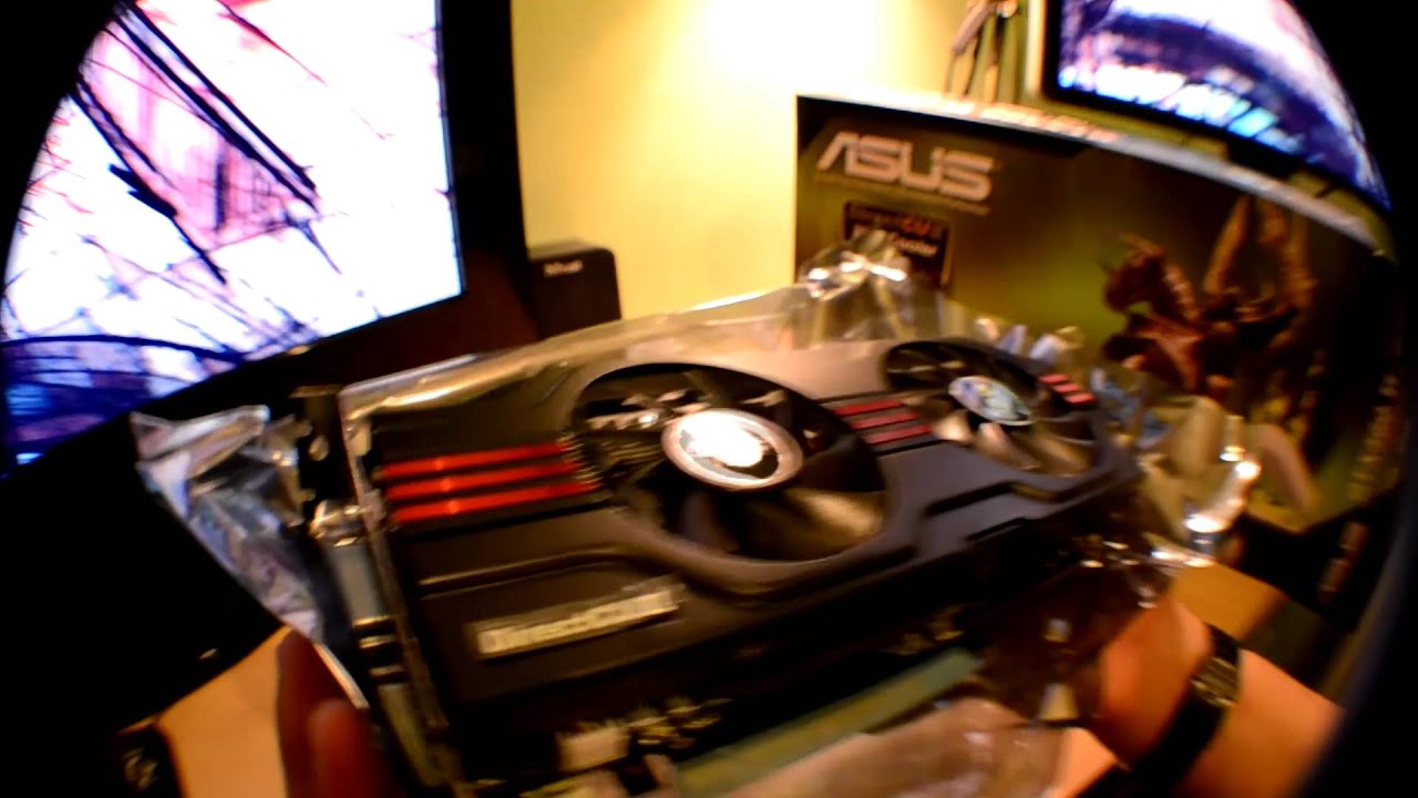 ASUS 1GB GeForce GTX560 TI DirectCUII Unboxing & Closer look
