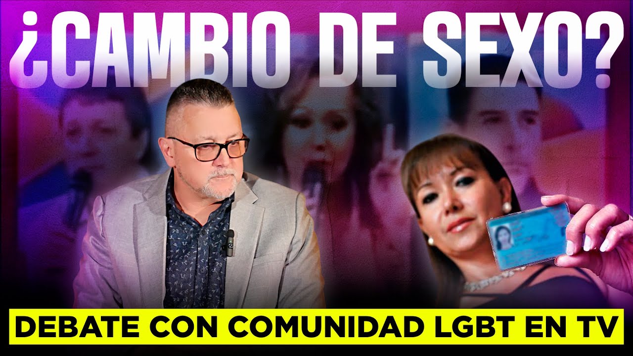 ✅ PASTOR FABIO UBIERNA DEBATE CON MIEMBROS DEL LGTB EN TELEVISION SOBRE EL CAMBIO DE SEXO.