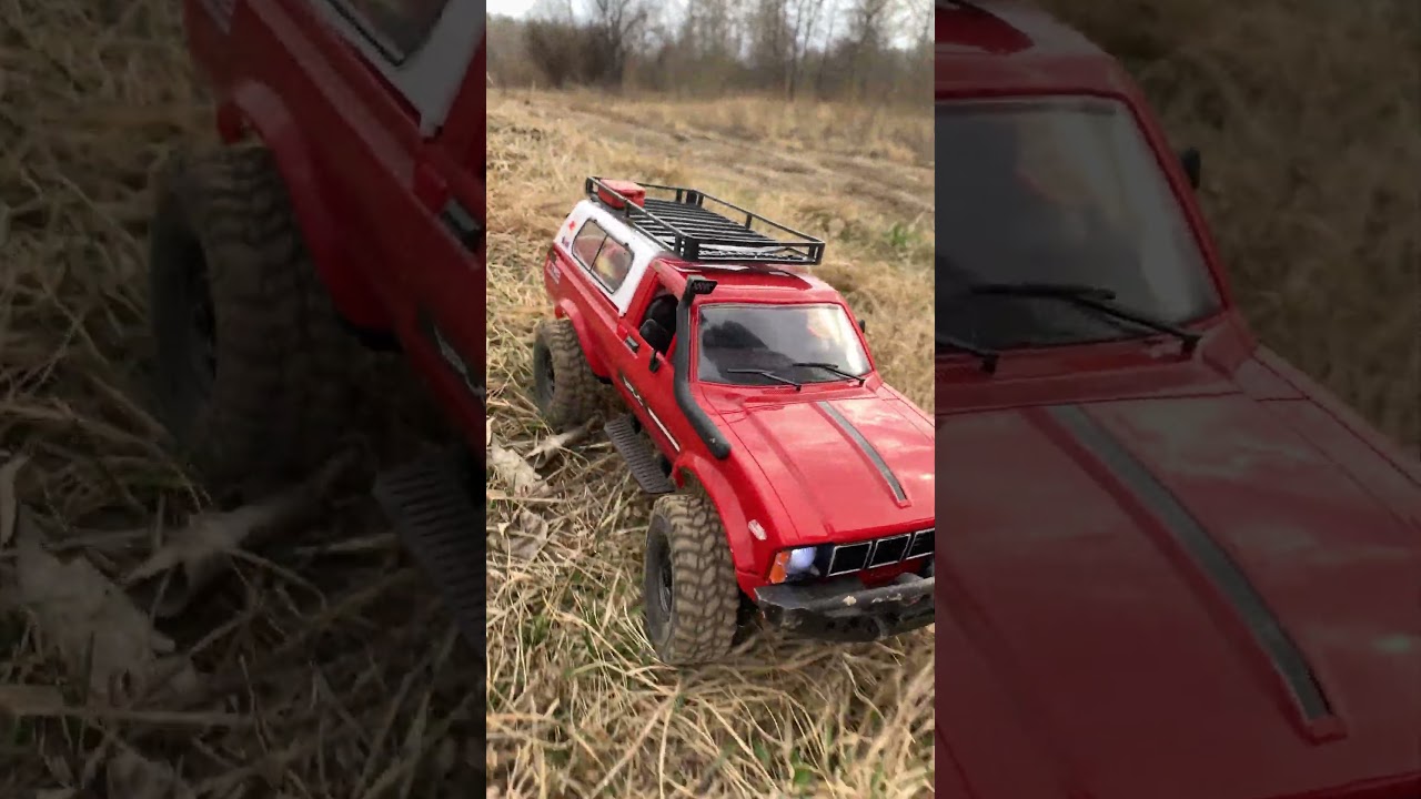 WPL C24 / Toyota Hilux 1:16 Прохват #shorts