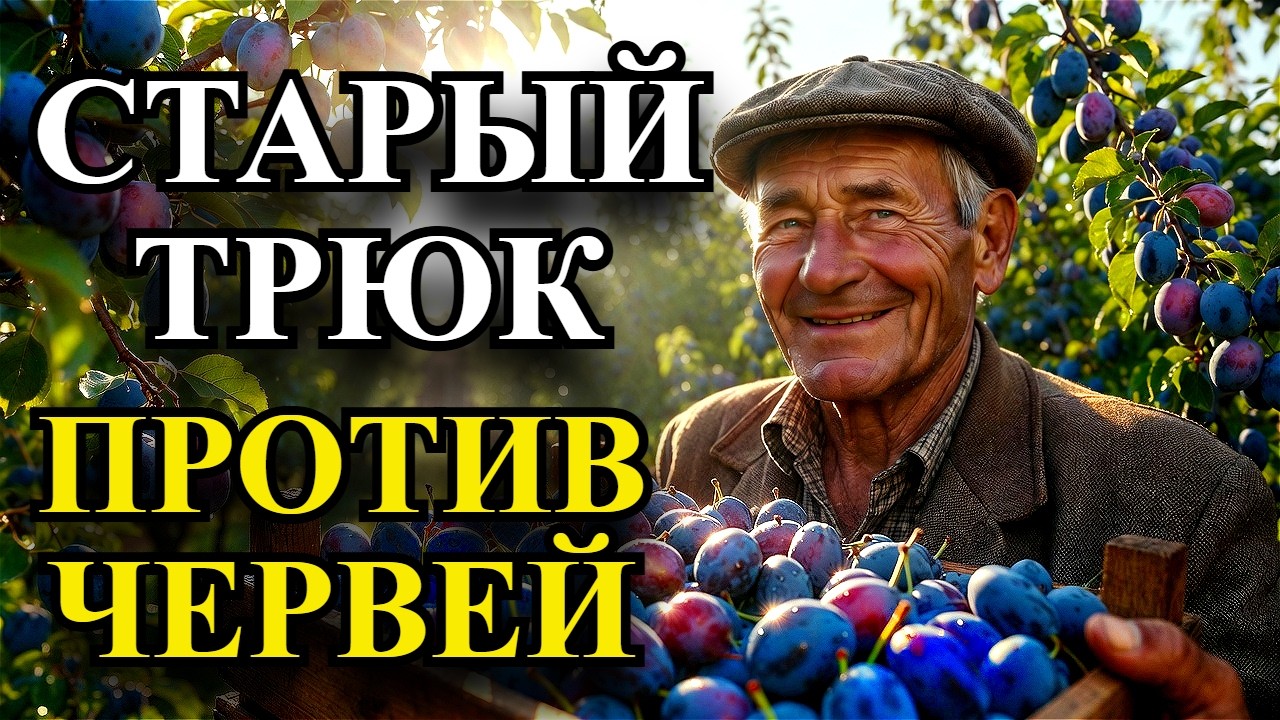 Почему в СССР Слива Была без Червей: Скрытый Метод, Который до сих пор Работает на 100%