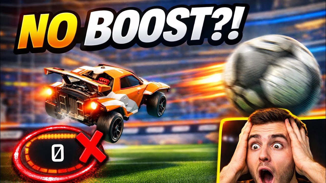 Winning Rocket League Without Boosting!