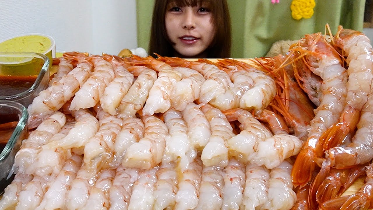 【ASMR】4kgの海老を大食い🦞🦞
