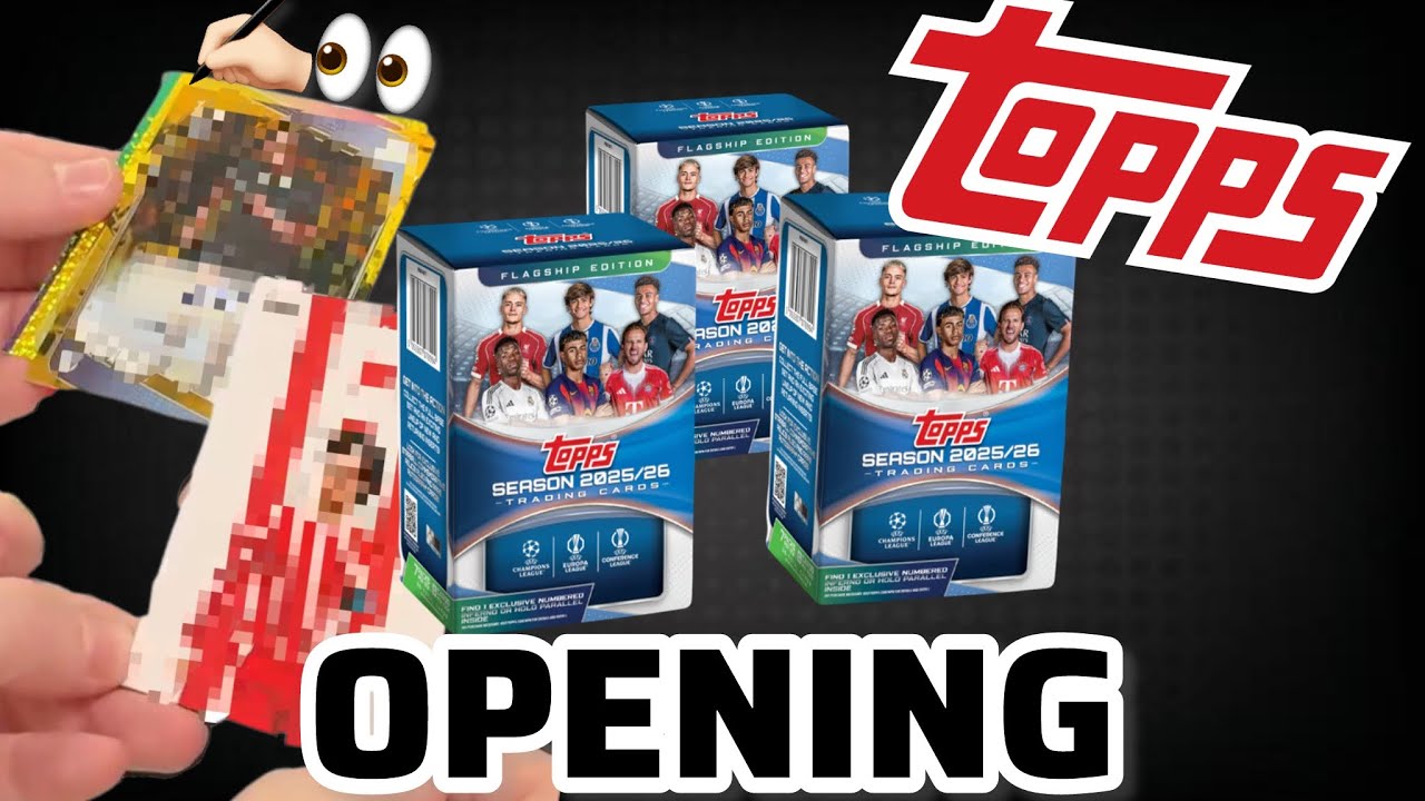 Ich ÖFFNE DREI TOPPS BOXEN 👀 AUTOGRAMM KARTE GEZOGEN⁉️| Topps Flagship Opening