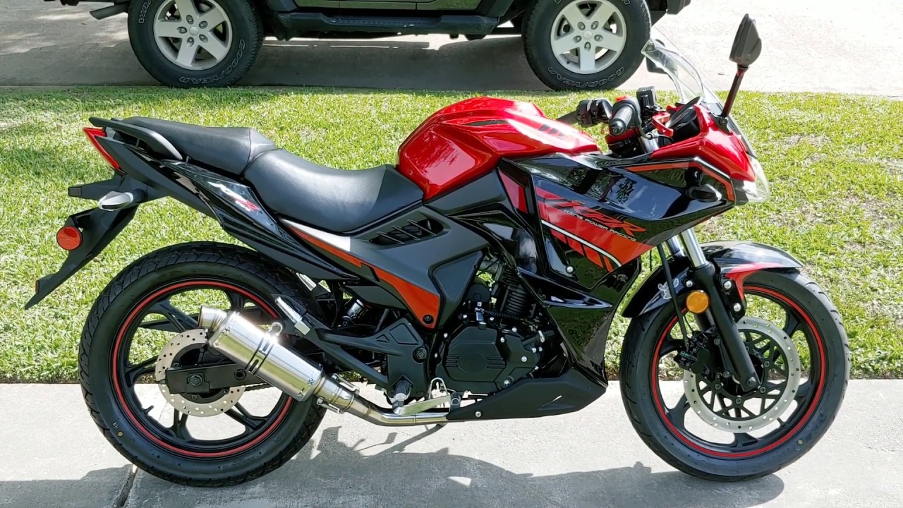 KPMoto-Club Exhaust (Sounds Good!) And KPMoto-Club Levers on Lifan KPR 200