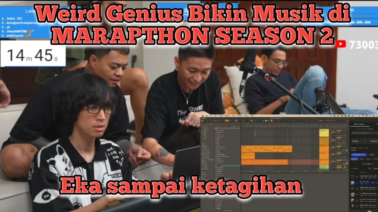 Weird Genius Bikin Musik live di MARAPTHON SEASON 2