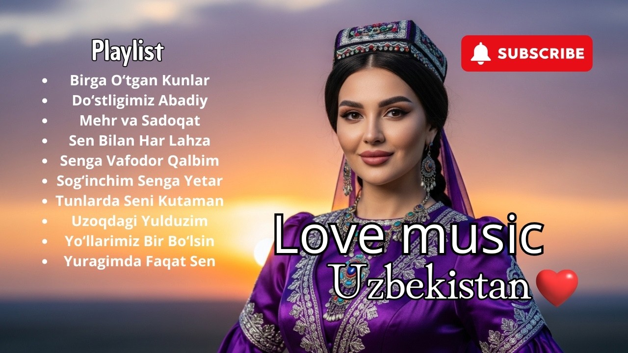 Top Uzbek Love Songs | Emotional Romantic Uzbek Music Mix 🎧