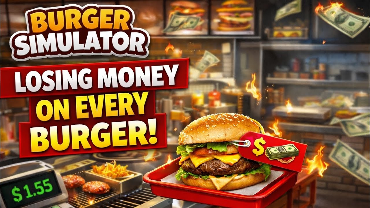 I Lose Money on Every Burger! ( burger simulator challenge )