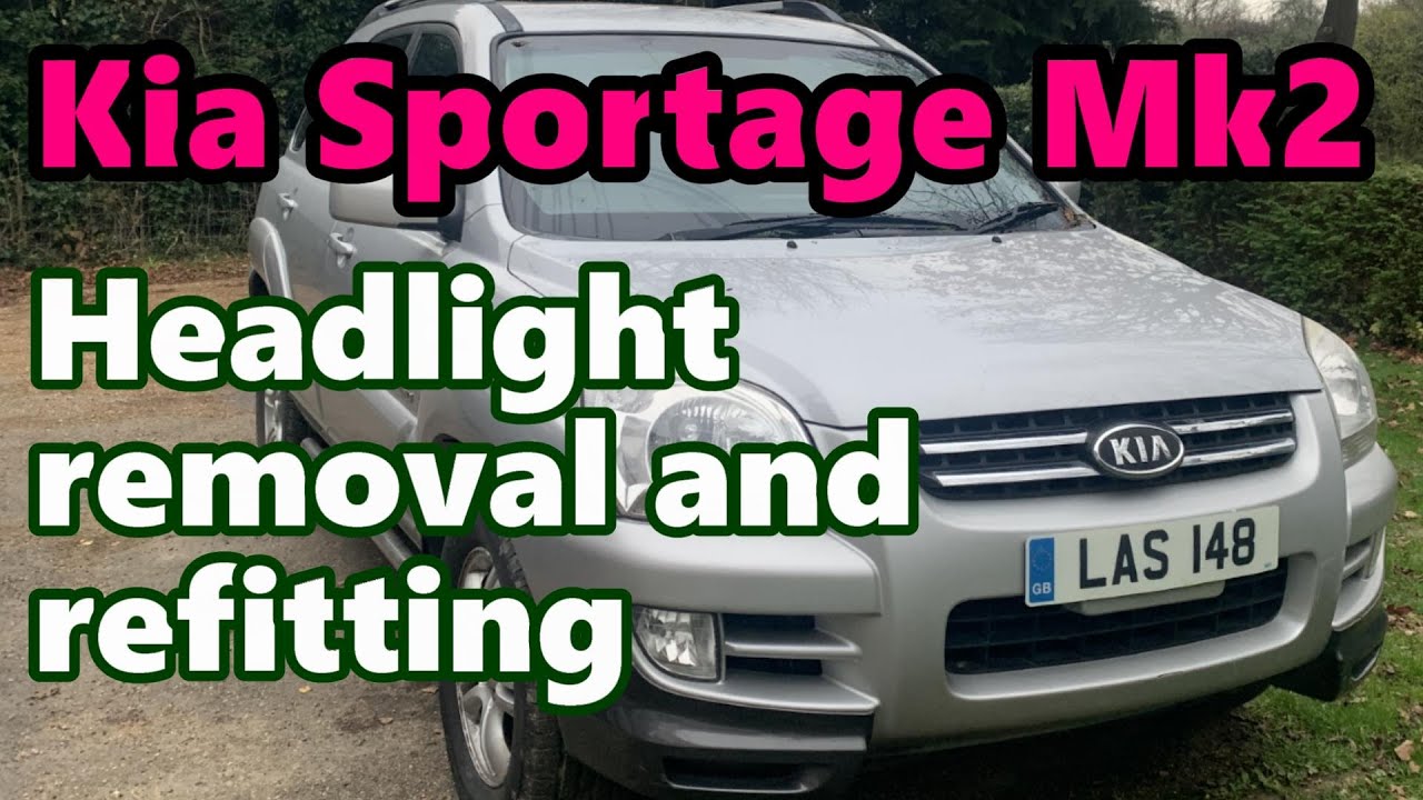 Kia Sportage mk2. Снятие и замена фары — замена ламп и регулировка фар.