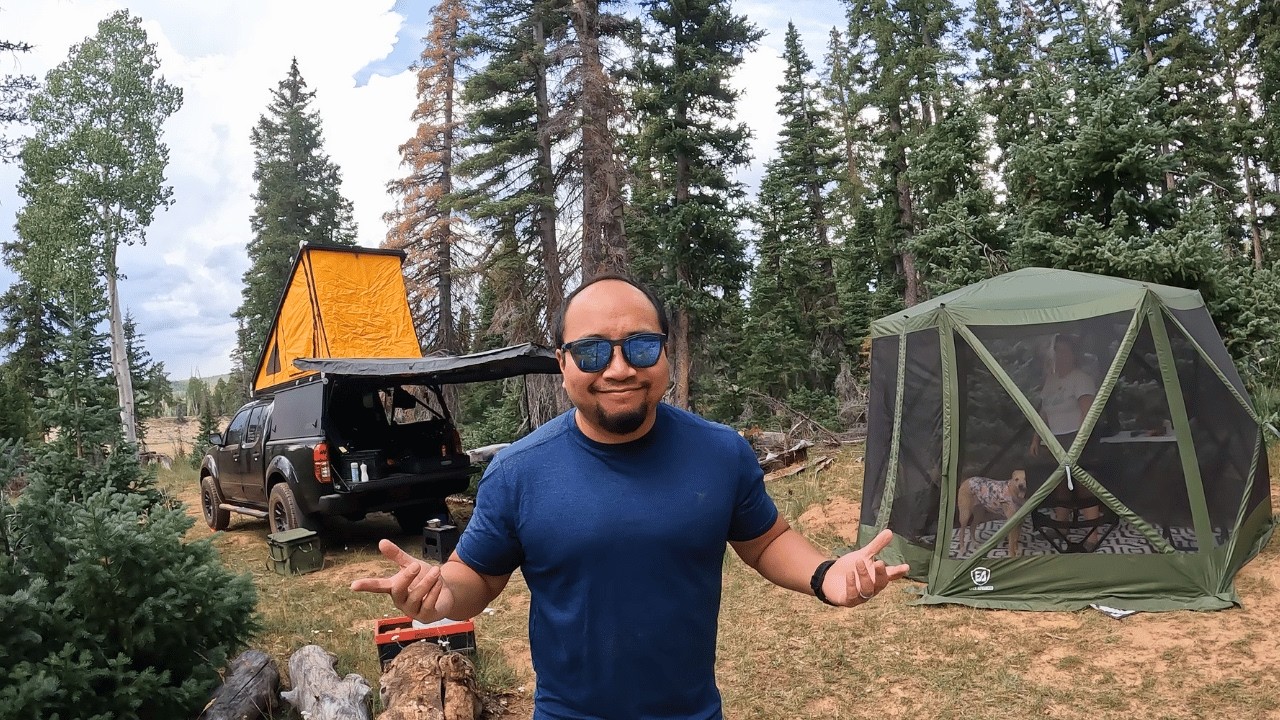 That escalated quickly! Camping Dixie National Forest