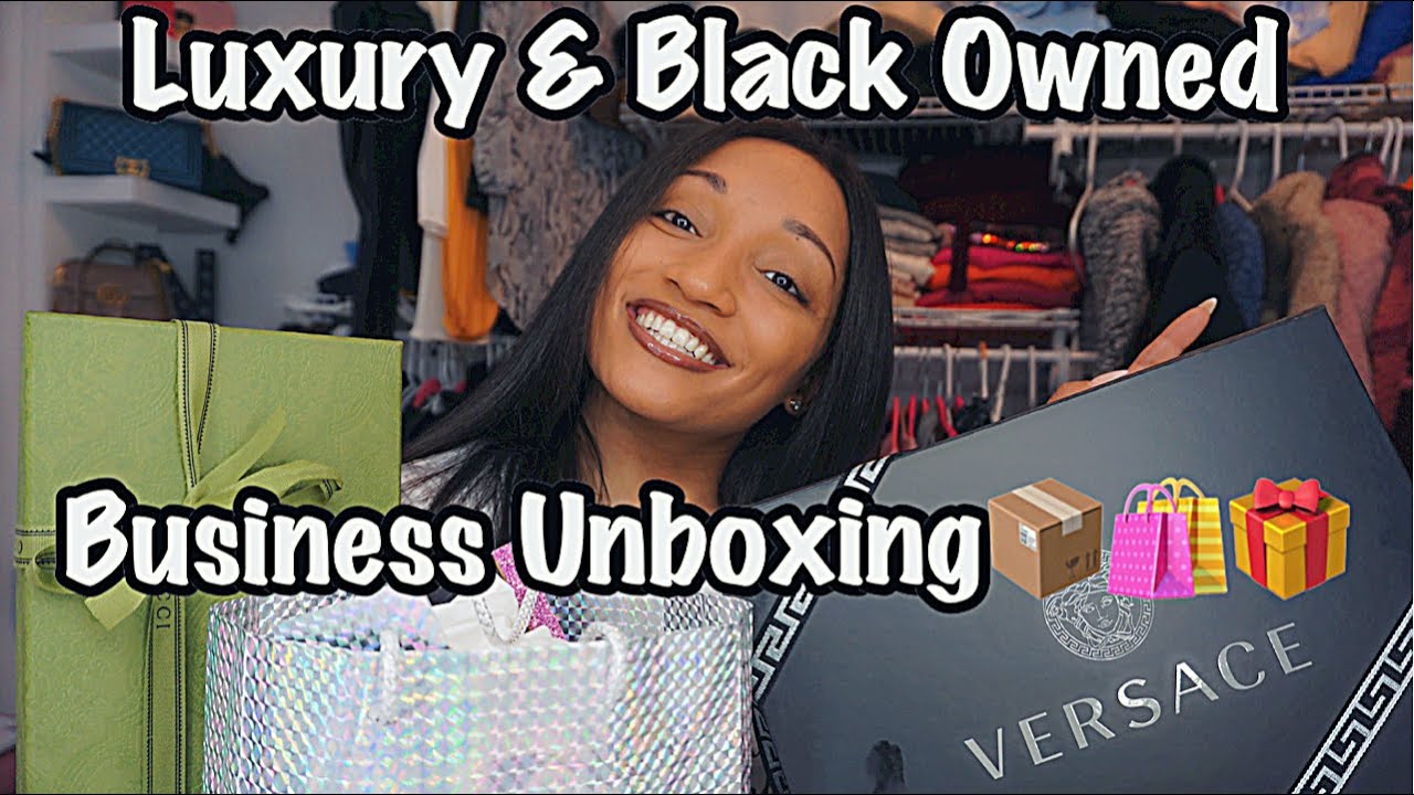 LUXURY & BLACK OWNED BUSINESS UNBOXING