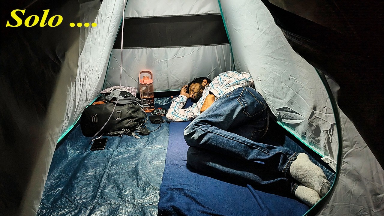 Solo Tent Camping \ മല മുകളിലെ ടെന്റ് ക്യാമ്പിംഗ്