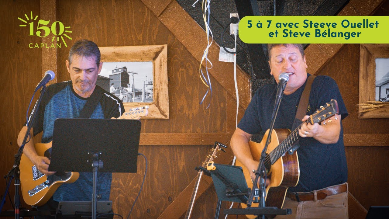 5 à 7 avec Steeve Ouellet et Steve Bélanger // 150e de Caplan, Gaspésie