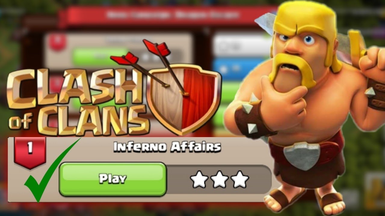 Complete Inferno Affairs of clash of clans. Easy way to complete the event 1st attack.#clashofclans 