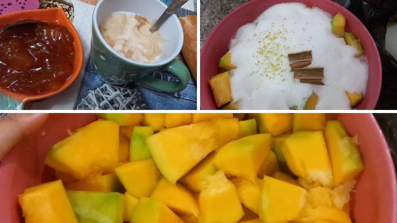 مربى او معجون القرع الأحمر  او   الكابويا بذوقو الرائع جربوه   confiture de la citrouille🎃