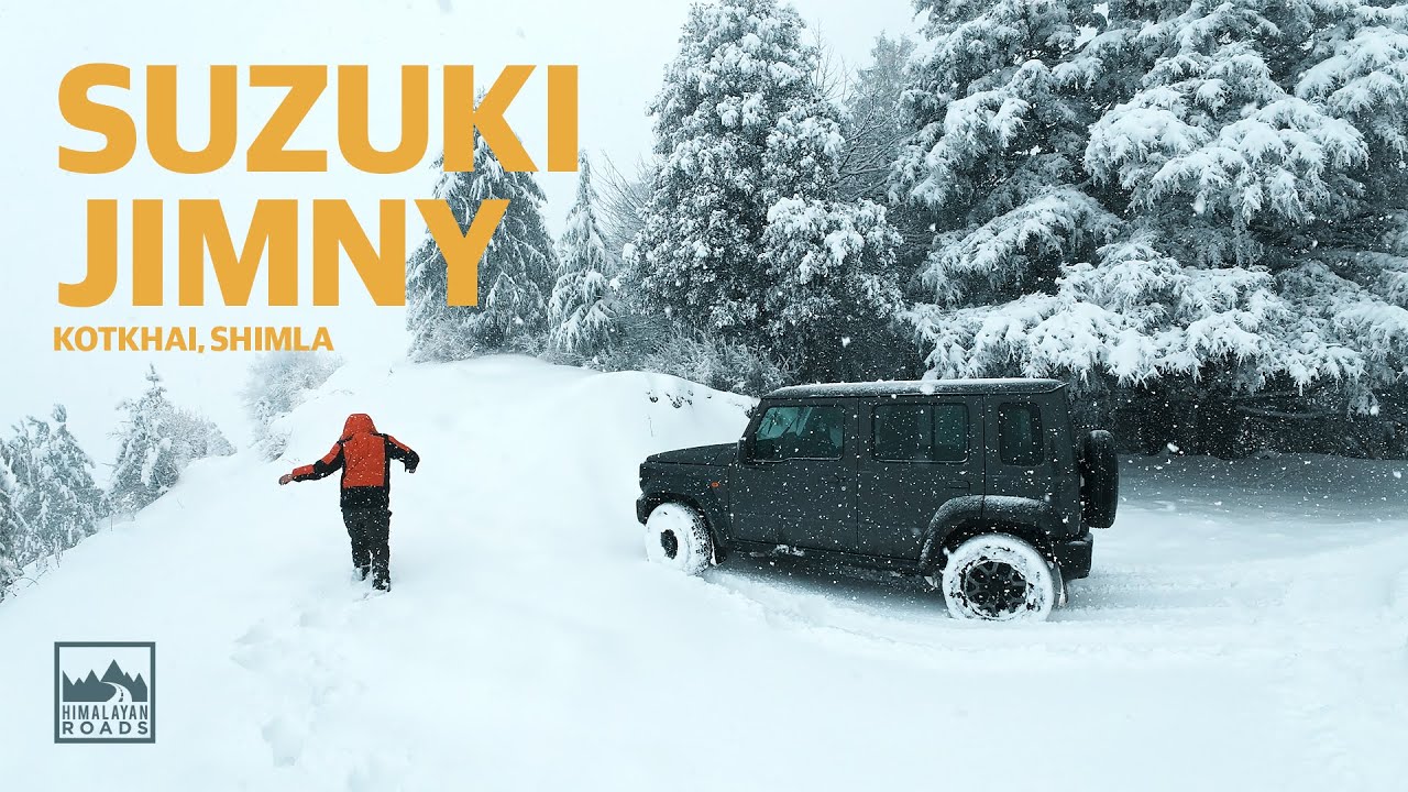 Jimny's 1st Snow Drive in Kotkhai - 4K