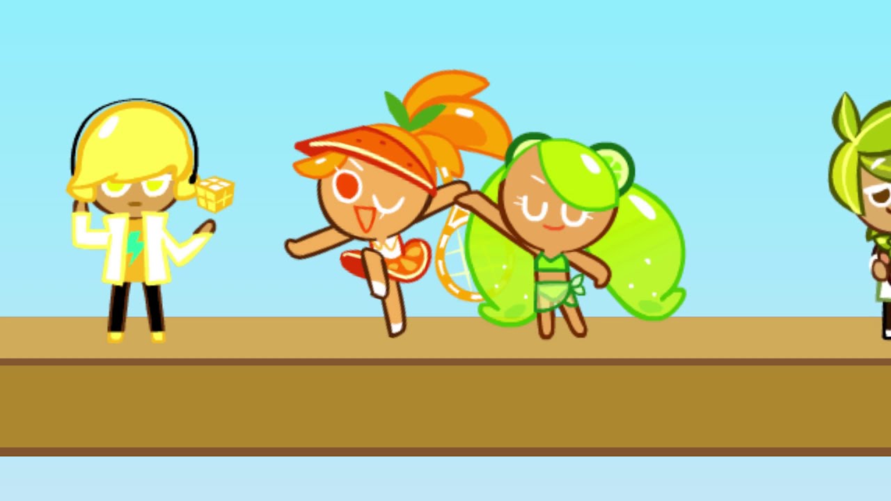 BFDI 1 balance beam contest but it's Cookie Run