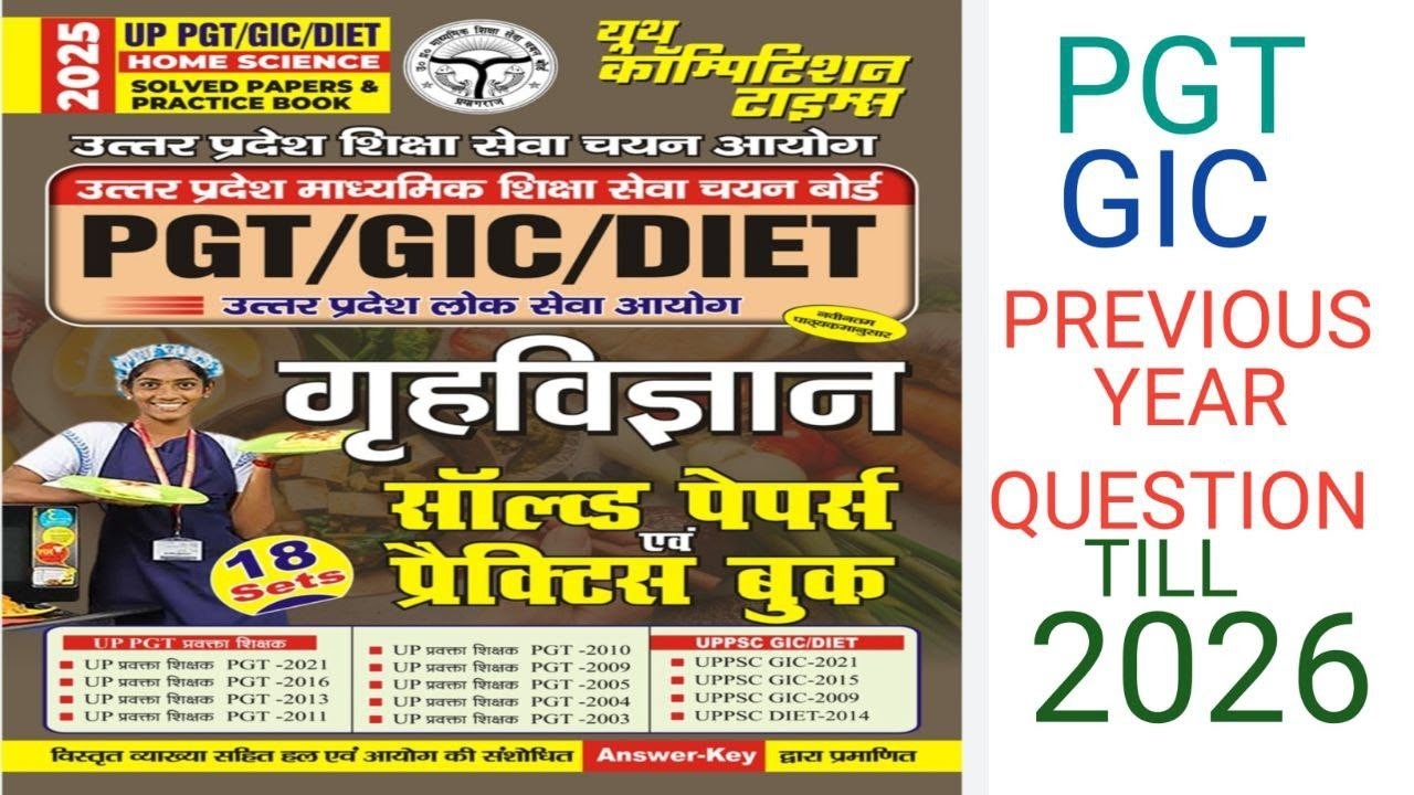 ĺ📘 GIC | PGT | TGT HOME SCIENCE – PREVIOUS YEAR QUESTION PAPERS GIC-2015