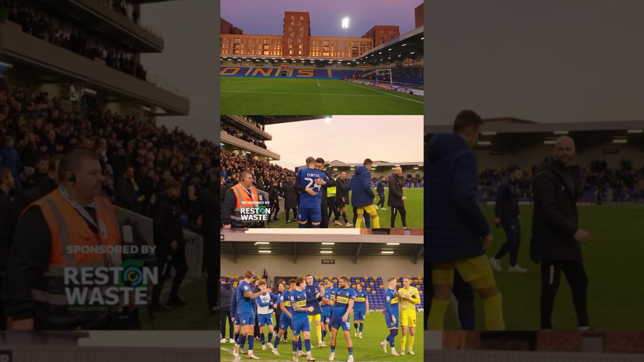 Red sky at night, Wombles&rsquo; delight! 😎 #afcw #football #edit #win