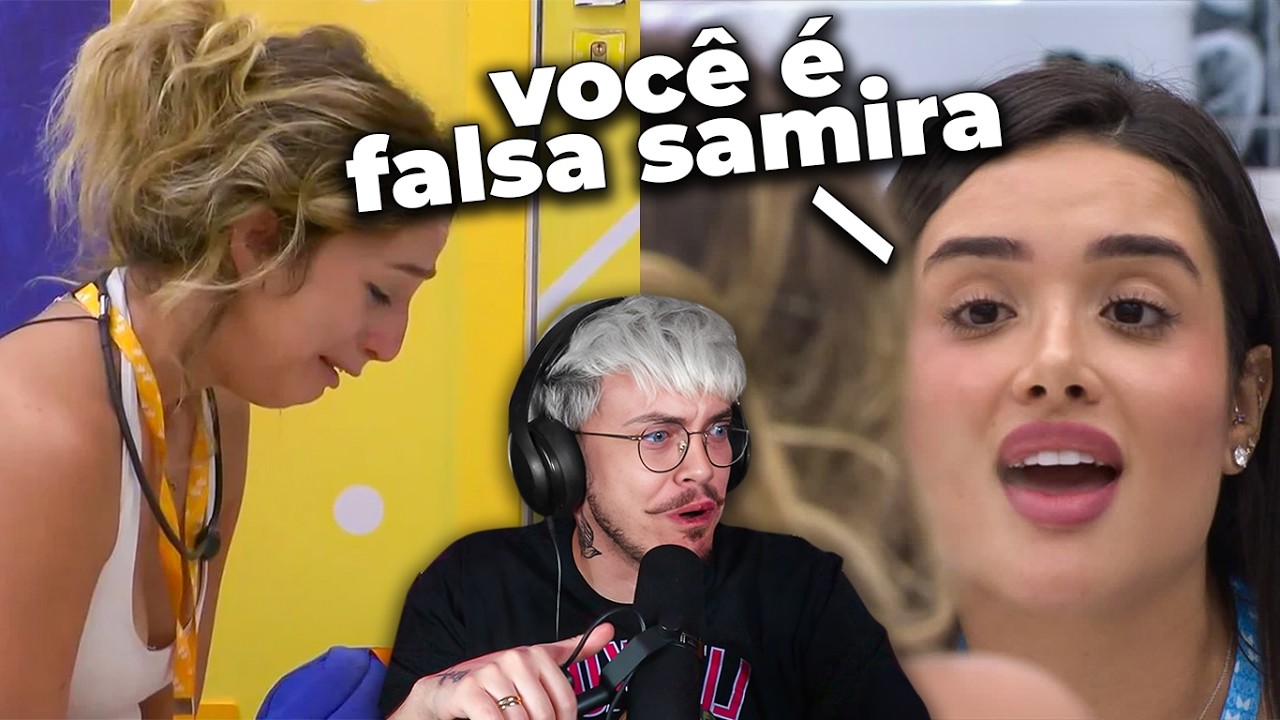 Samira CHORA e diz que &eacute; a nova VIL&Atilde; do BBB 26
