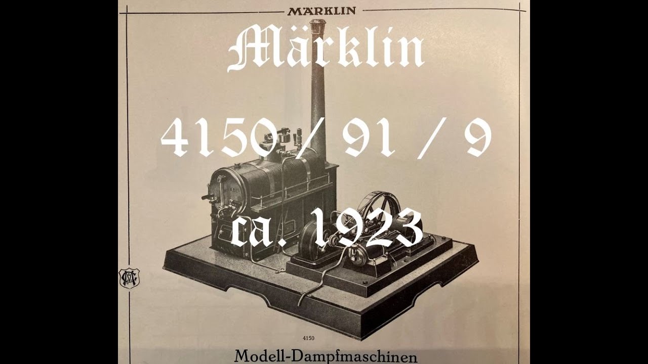 Märklin 4150 / 91 / 9 Dampfmaschine Restauration 