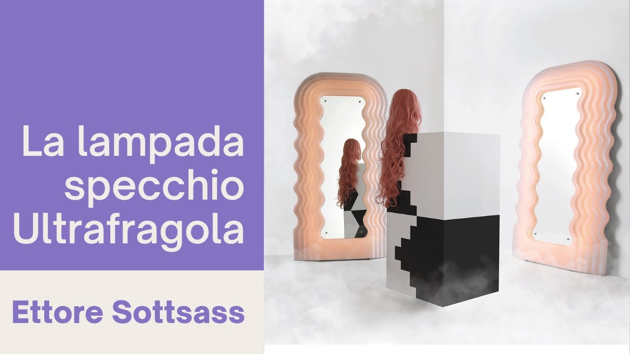 La lampada specchio Ultrafragola di Ettore Sottsass. l'oggetto pi&ugrave; fotografato su Instagram