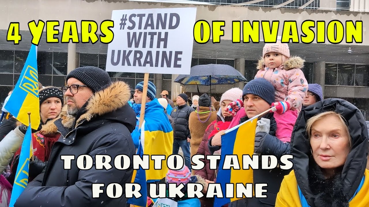 4th Anniversary: Toronto Ukraine Rally | 4-та річниця: Мітинг у Торонто