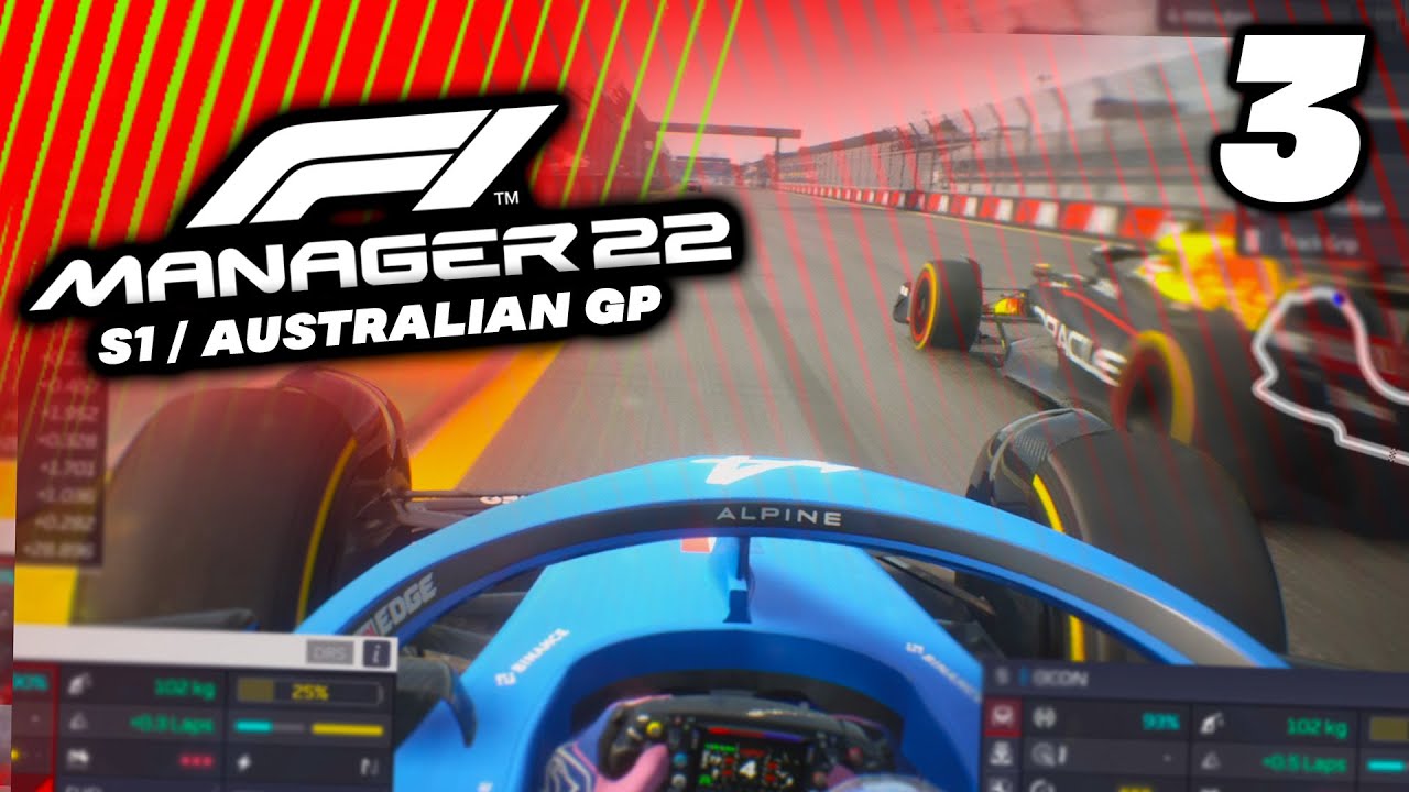 RED BULL AND FERRARI CRASH LAP 2!! - F1 Manager 2022 Let's Play - Part 3