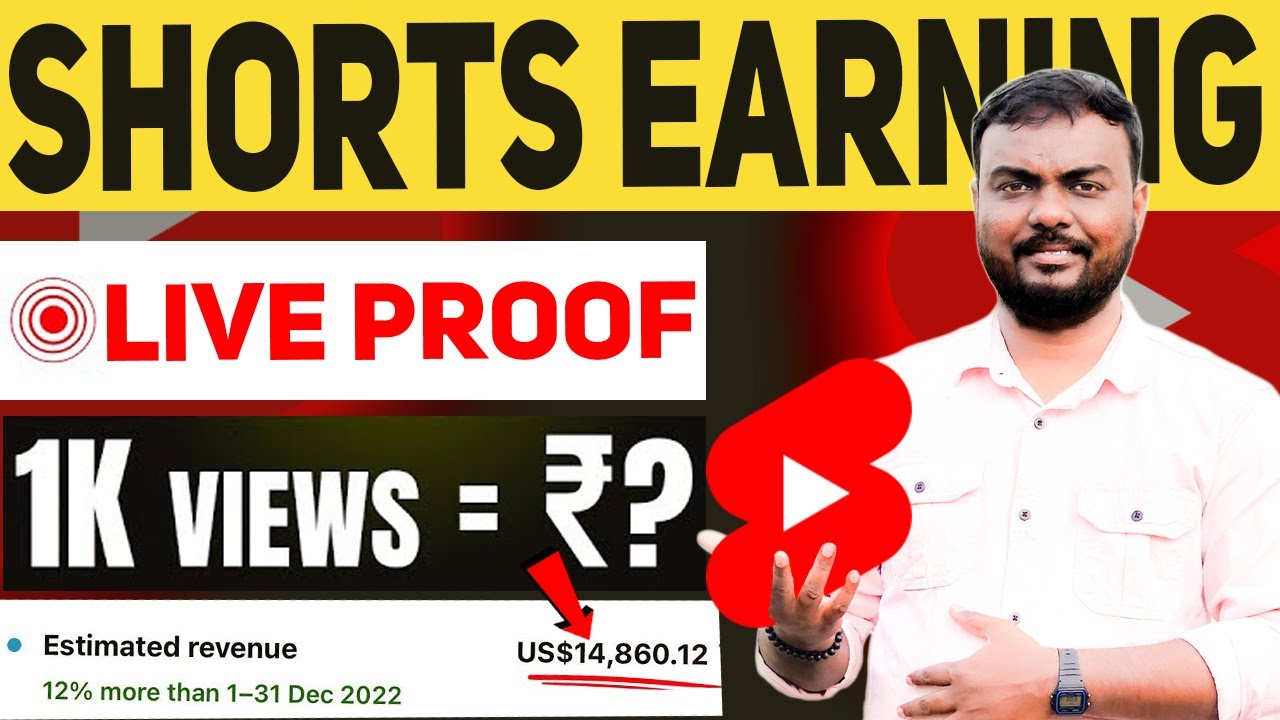 Shorts Earning Live Proof _ 1000 Views youtube shorts earnings tamil 😱 | skills maker tv