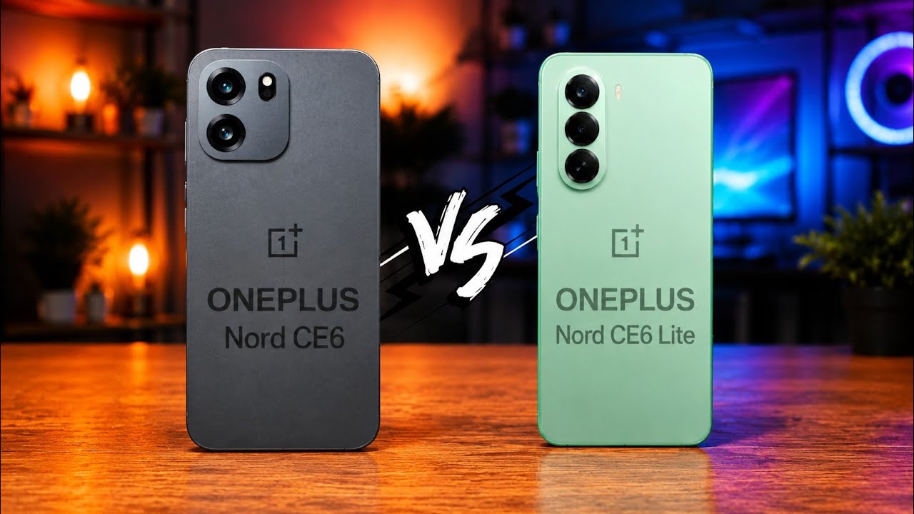 OnePlus Nord CE6 vs OnePlus Nord CE6 Lite 🔥 Ultimate Camera Battery Gaming Test Review!