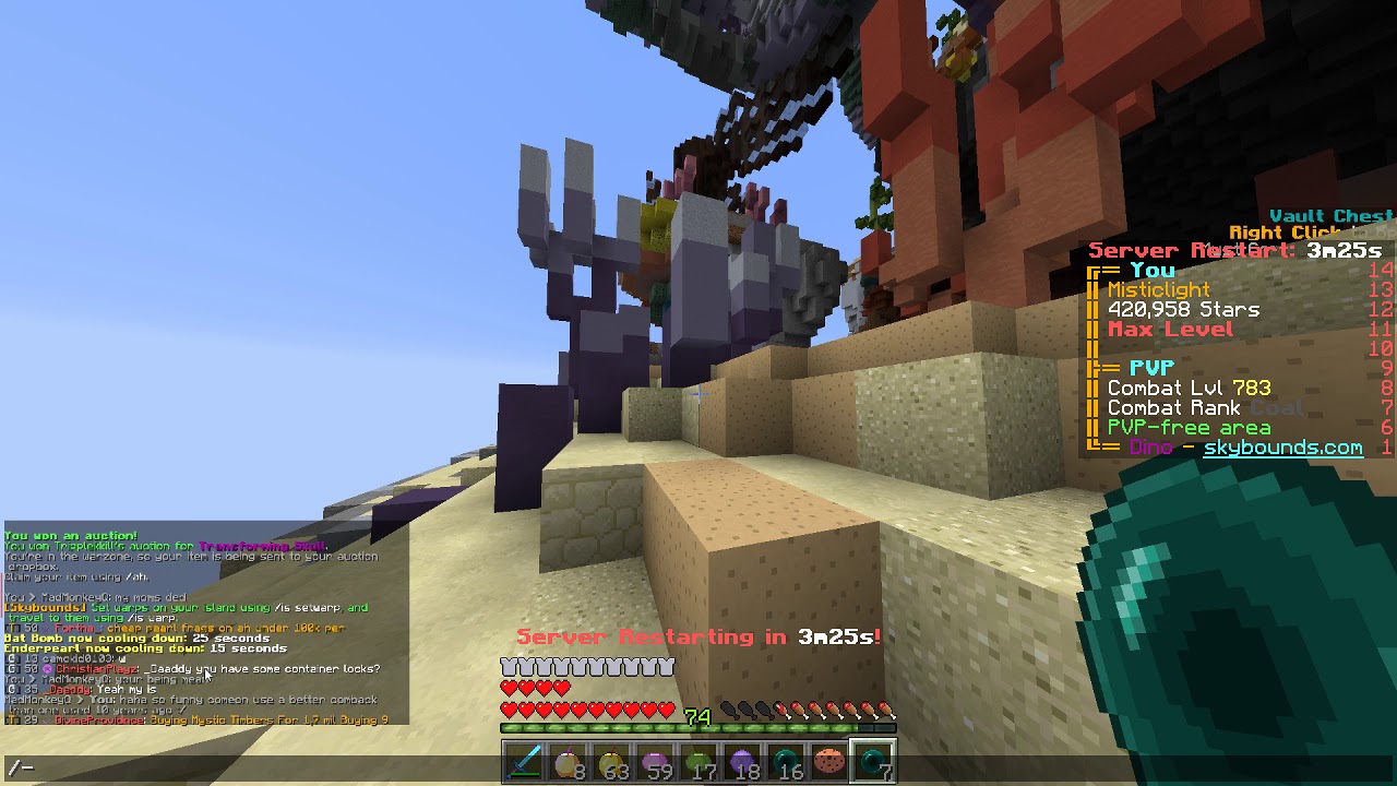 Salty kid dyes in the warzone/skybounds