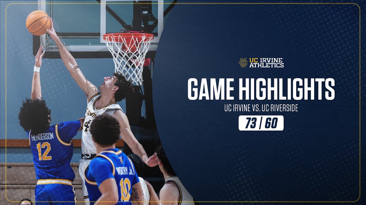 UCI Men's Basketball vs. UC Riverside | 12.4.2025 | Highlights