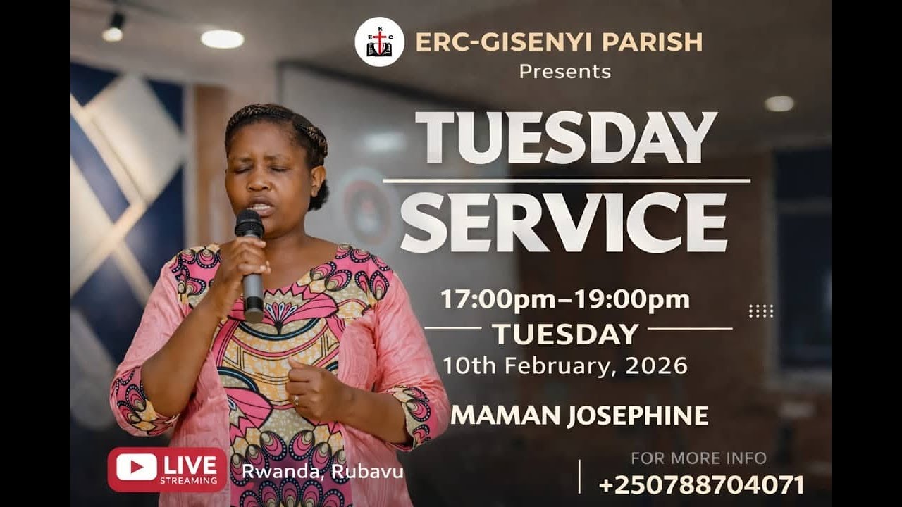 LIVE 🛑 ERC RUBAVU TUESDAY SERVICE 10.2.2026 WITH MAMAN JOSEPHINE