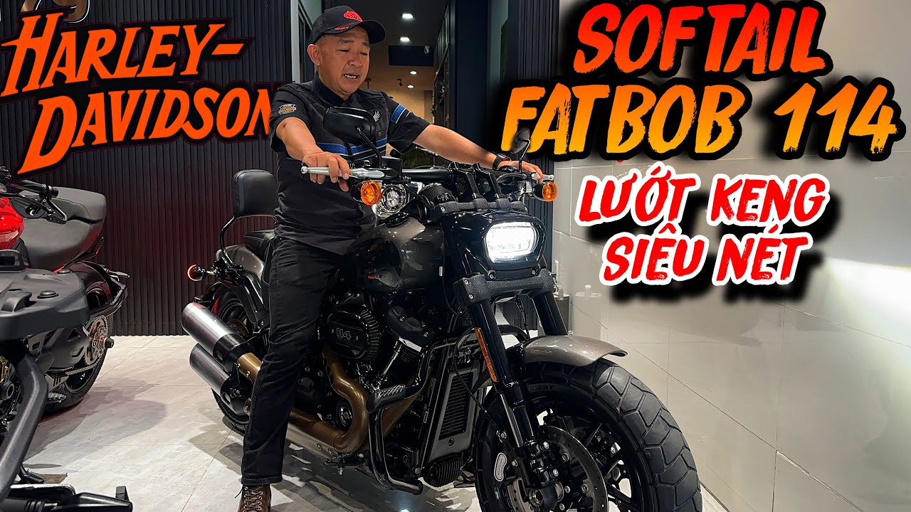 FATBOY 114 - SOFTAIL NHÀ HARLEY DÁNG THỂ THAO CHUẨN LƯỚT NÉT GIÁ ÊM TAI MỜI ANH EM THAM KHẢO 😎🏍️