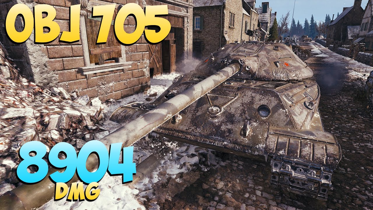 Об 705 - 5 Kills 8.9K DMG - Хорошая девятка! - Мир Танков