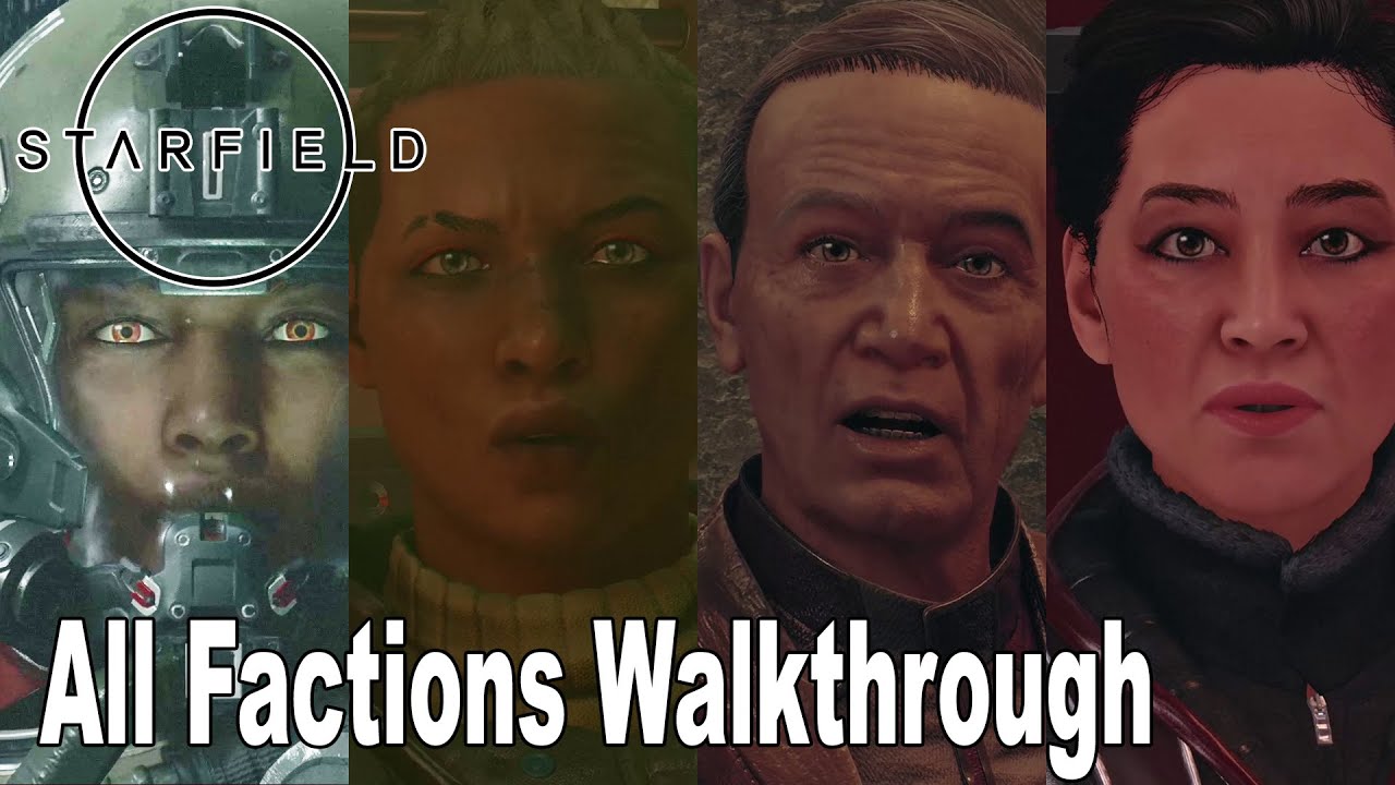 Starfield All Factions Walkthrough 4K Ryujin Industries Freestar Rangers Crimson Fleet UC Vanguard