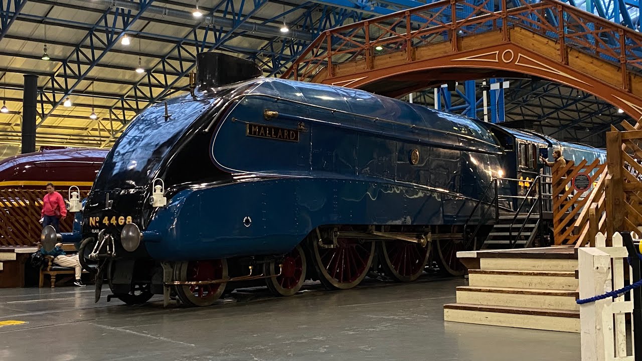 4468 Mallard at NRM York 25/1/24 and York Station 26/1/24.