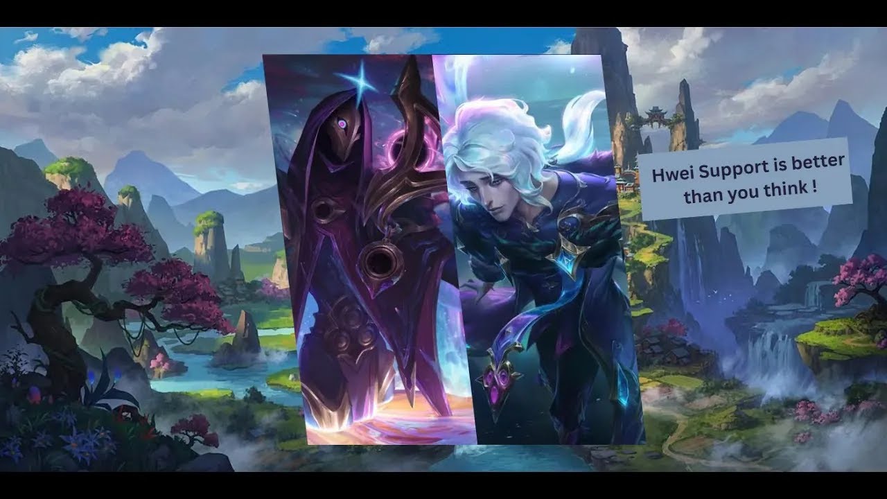 Making work of arts in the bot lane (Hwei support guide; Diamond I to 100lp Master)