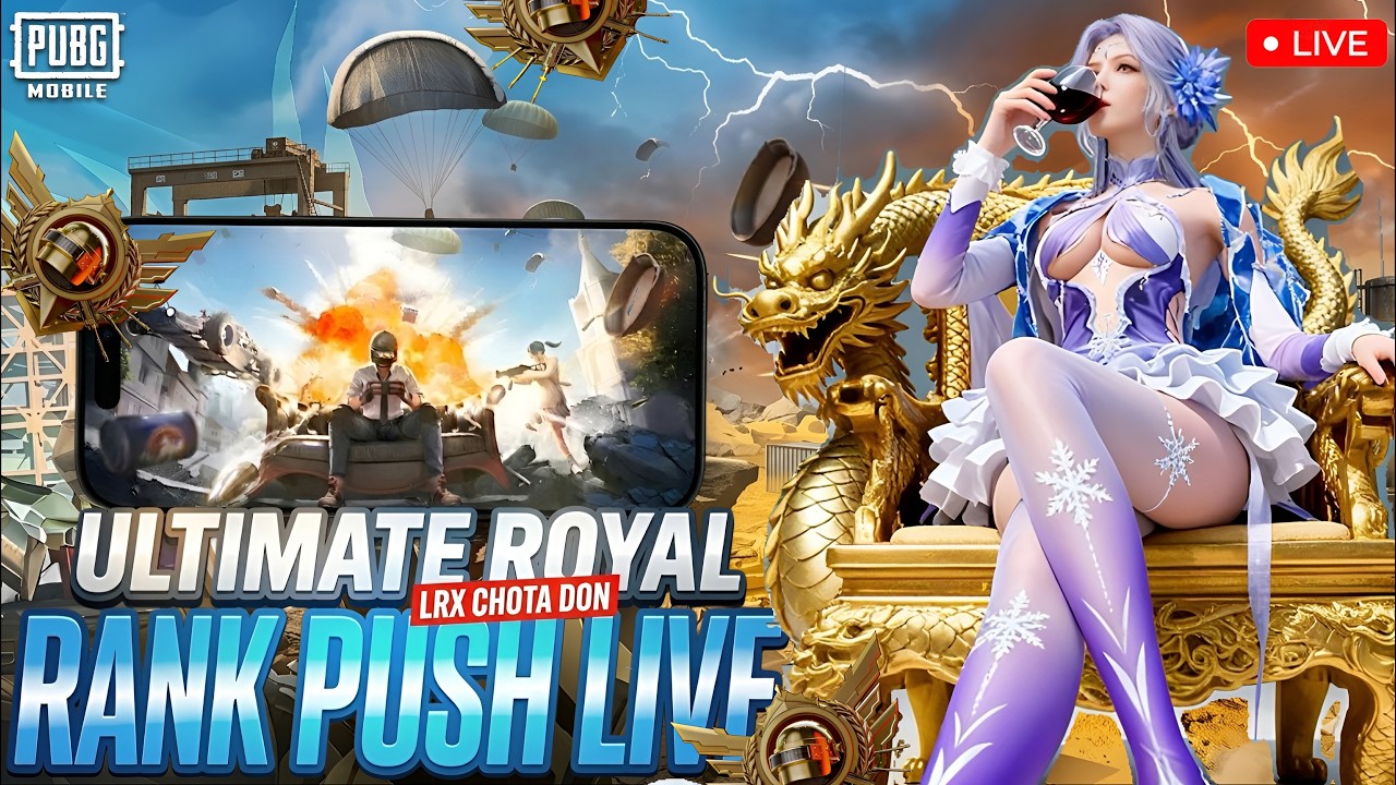 😤 Ultimate Royal Tryhard Lobbies LIVE 🔥 Road to LEGEND | PUBG/BGMI Pro Gameplay 🎮 Road to 2K