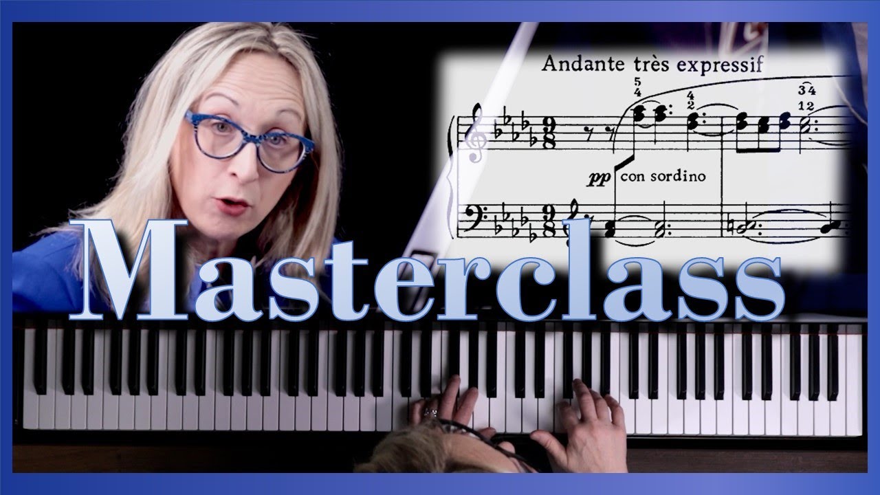 Clair de Lune - Debussy ~ Masterclass di Marina Scalafiotti