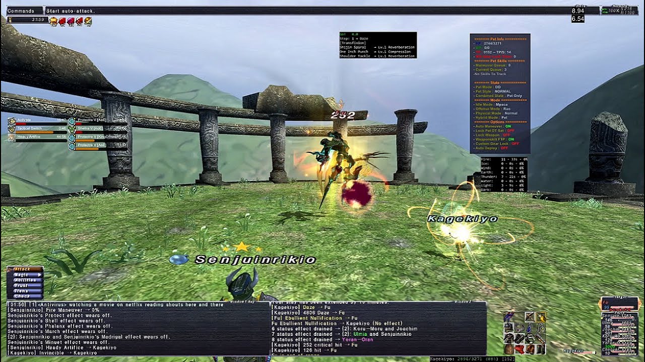 FFXI - Pup Omen Fu Solo w/ Trusts