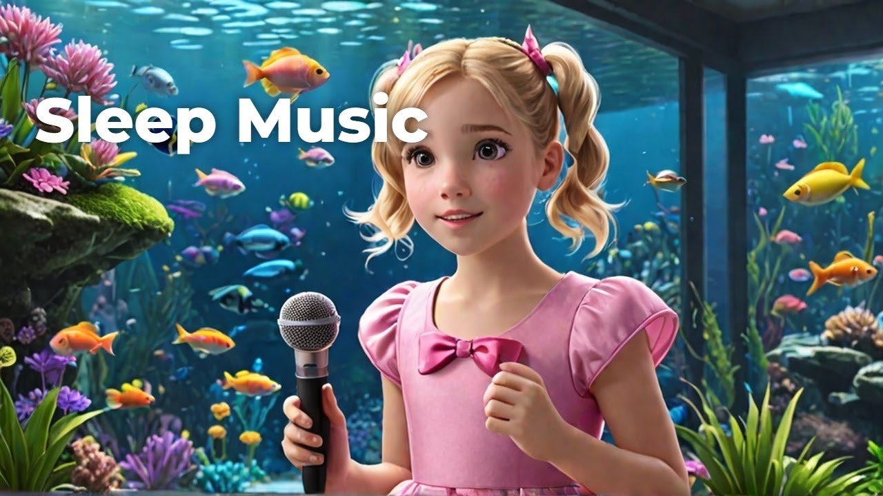 Soothing Baby Sleep Music with CALMING Fish Tank White Noise?