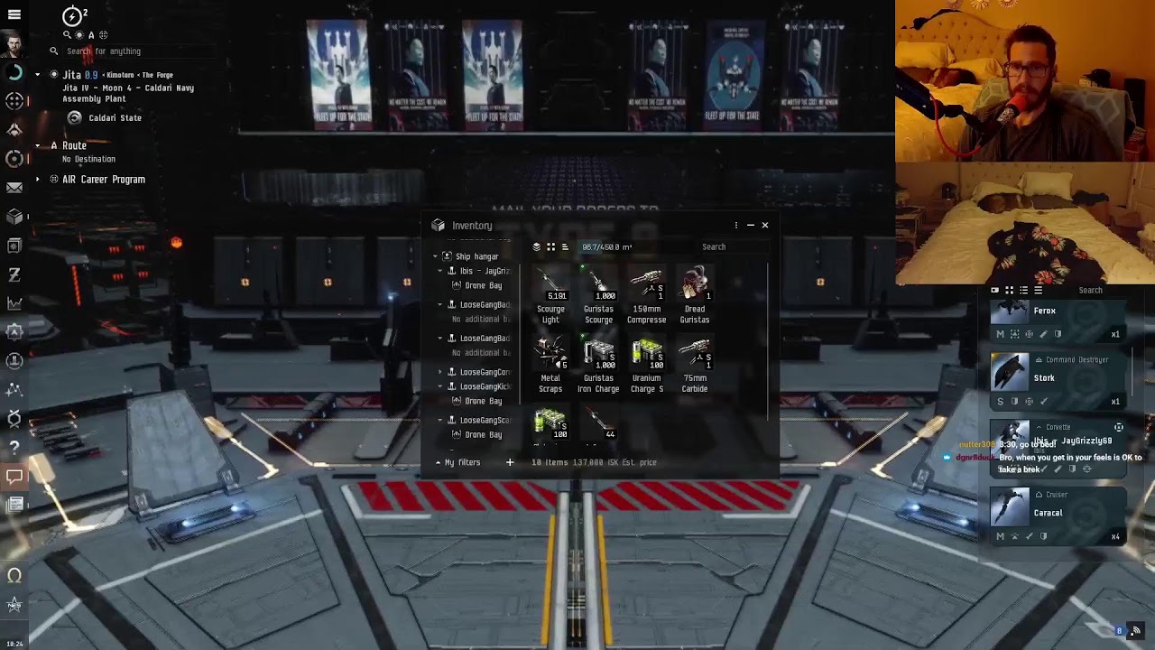 J. (Jay Grizzly69) EVE Online Lvl 1 Missions (still)