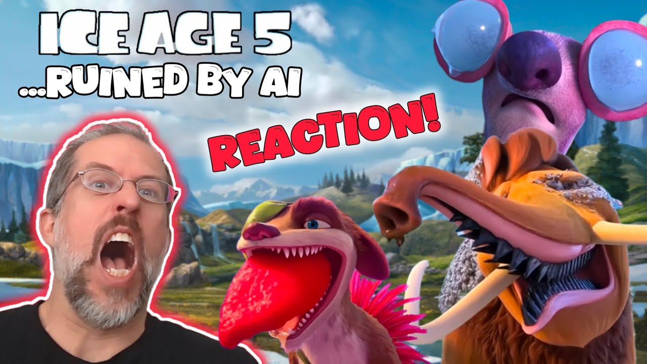 Ooooo, melty nightmare fuel... | Ice Age 5 Ruined by AI REACTION
