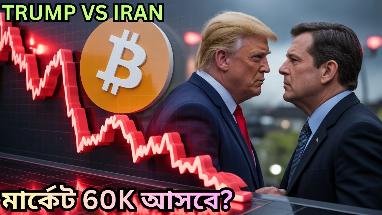 ট্রাম্প ইরানের সাথে যুদ্ধ করবে? Trump Threat to Iran Crypto Market Crash Again?#BitcoinTradingBangla
