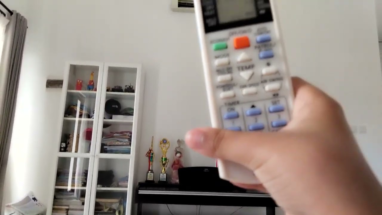 Panasonic AC | CS-PC12PKP | Using my new remote control | Demo & review