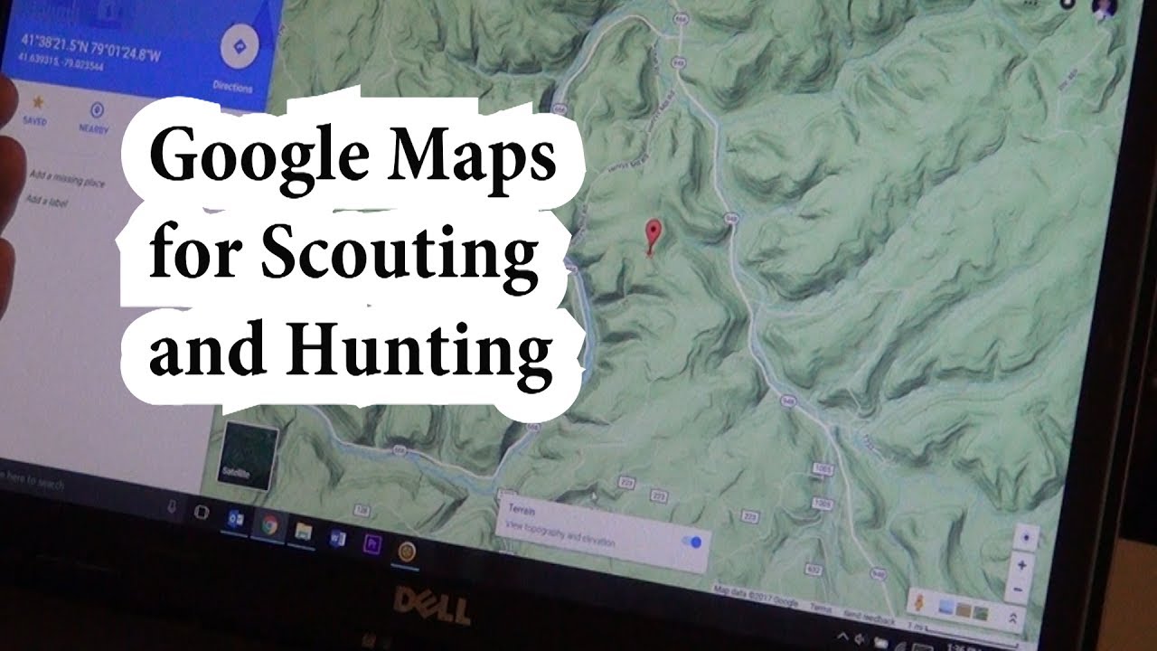 How to Use Google Maps for scouting and hunting