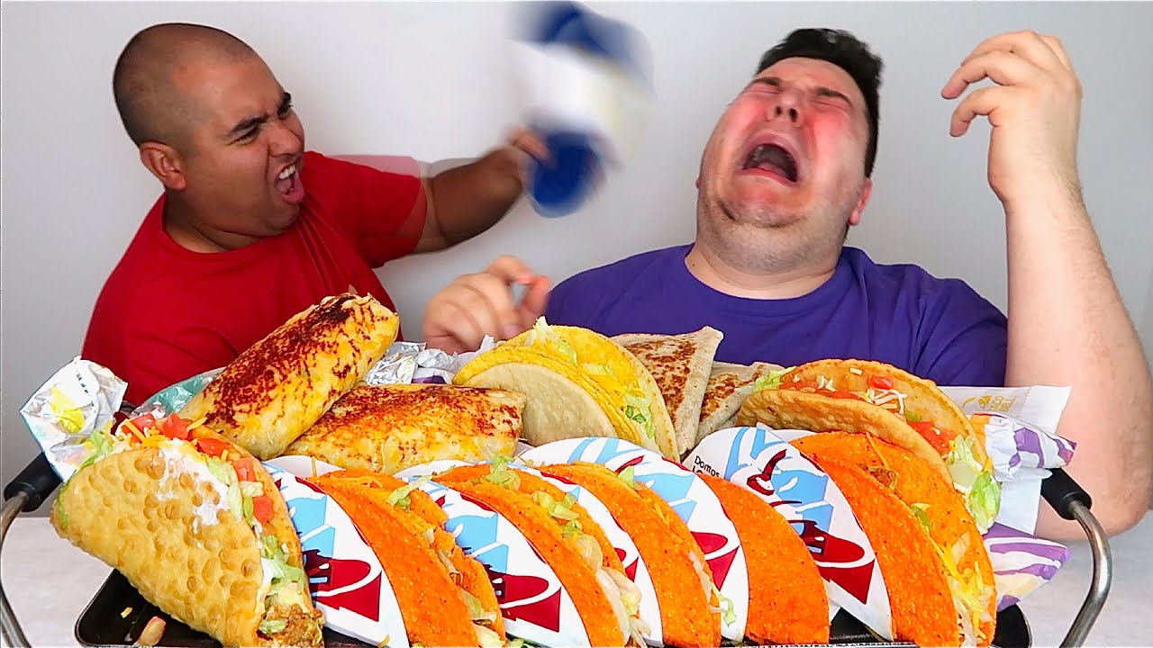 Taco Bell with Orlin • MUKBANG